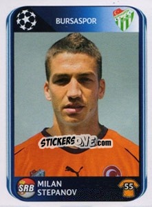 Figurina Milan Stepanov - UEFA Champions League 2010-2011 - Panini