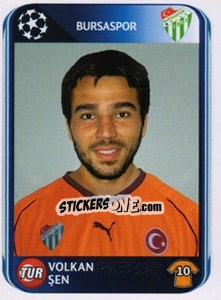 Figurina Volkan Sen - UEFA Champions League 2010-2011 - Panini