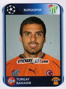 Sticker Turgay Bahadir - UEFA Champions League 2010-2011 - Panini