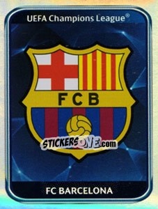 Cromo FC Barcelona Badge - UEFA Champions League 2010-2011 - Panini