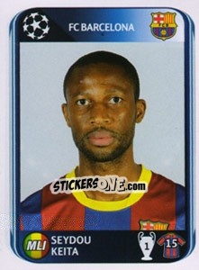 Sticker Seydou Keita - UEFA Champions League 2010-2011 n. 221 - Panini
