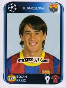 Sticker Bojan Krkic - UEFA Champions League 2010-2011 n. 223 - Panini