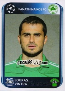 Figurina Loukas Vyntra - UEFA Champions League 2010-2011 - Panini