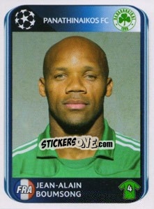 Sticker Jean-Alain Boumsong - UEFA Champions League 2010-2011 n. 232 - Panini