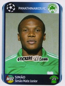 Sticker Simão - UEFA Champions League 2010-2011 n. 233 - Panini