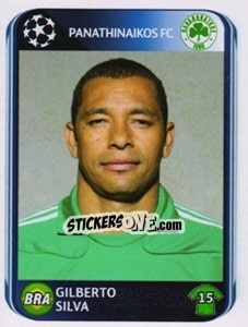 Sticker Gilberto Silva - UEFA Champions League 2010-2011 - Panini