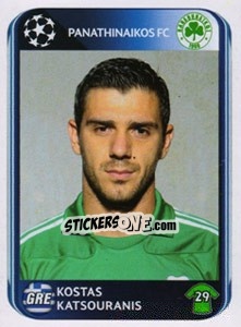 Cromo Kostas Katsouranis - UEFA Champions League 2010-2011 - Panini