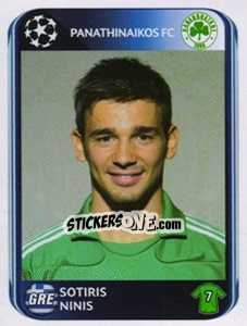 Sticker Sotiris Ninis - UEFA Champions League 2010-2011 n. 238 - Panini