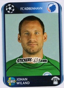 Sticker Johan Wiland - UEFA Champions League 2010-2011 - Panini