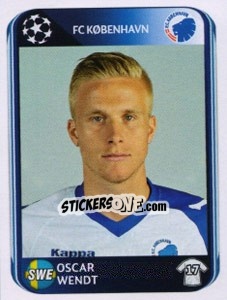 Sticker Oscar Wendt - UEFA Champions League 2010-2011 n. 248 - Panini