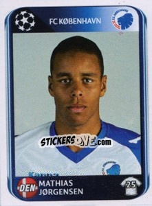 Sticker Mathias Jorgensen - UEFA Champions League 2010-2011 n. 249 - Panini