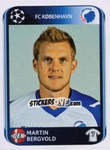 Sticker Martin Bergvold - UEFA Champions League 2010-2011 n. 250 - Panini