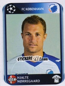 Figurina Hjalte Nørregaard - UEFA Champions League 2010-2011 - Panini