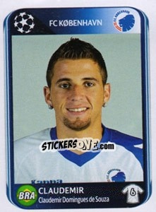 Sticker Claudemir - UEFA Champions League 2010-2011 n. 252 - Panini