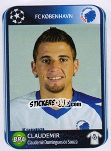 Sticker Claudemir - UEFA Champions League 2010-2011 - Panini