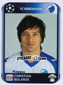 Figurina Christian Bolaños - UEFA Champions League 2010-2011 - Panini