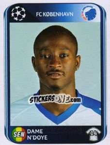 Sticker Dame N'Doye - UEFA Champions League 2010-2011 - Panini