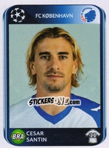 Figurina Cesar Santin - UEFA Champions League 2010-2011 - Panini