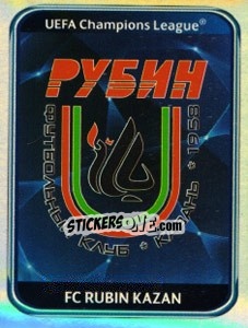 Sticker FC Rubin Kazan Badge - UEFA Champions League 2010-2011 n. 260 - Panini