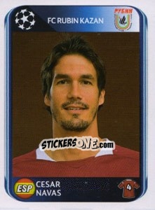 Sticker Cesar Navas - UEFA Champions League 2010-2011 n. 263 - Panini