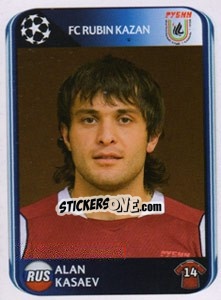 Cromo Alan Kasaev - UEFA Champions League 2010-2011 - Panini