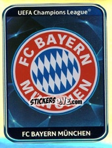 Cromo FC Bayern München Badge - UEFA Champions League 2010-2011 - Panini