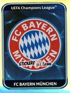 Sticker FC Bayern München Badge - UEFA Champions League 2010-2011 n. 277 - Panini