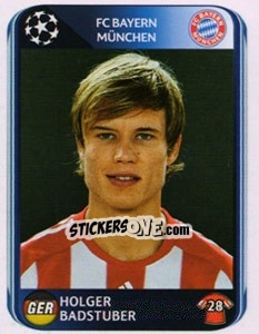 Sticker Holger Badstuber - UEFA Champions League 2010-2011 n. 279 - Panini