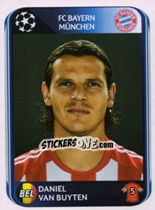 Cromo Daniel van Buyten - UEFA Champions League 2010-2011 - Panini