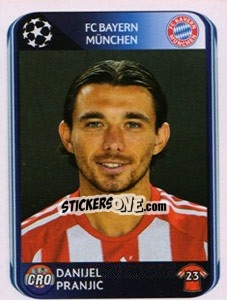 Sticker Danijel Pranjic - UEFA Champions League 2010-2011 - Panini