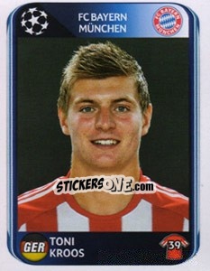 Sticker Toni Kroos - UEFA Champions League 2010-2011 - Panini