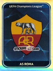 Cromo AS Roma Badge
