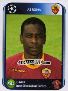 Sticker Juan - UEFA Champions League 2010-2011 n. 297 - Panini
