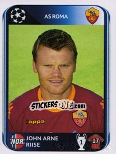Sticker John Arne Riise - UEFA Champions League 2010-2011 n. 298 - Panini