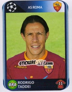 Sticker Rodrigo Taddei - UEFA Champions League 2010-2011 n. 303 - Panini