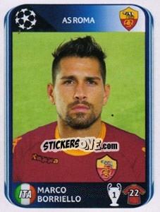 Sticker Marco Borriello - UEFA Champions League 2010-2011 - Panini