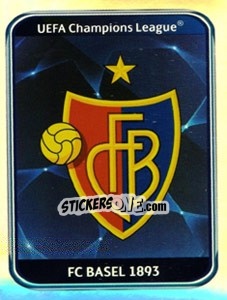Cromo FC Basel 1893 Badge - UEFA Champions League 2010-2011 - Panini