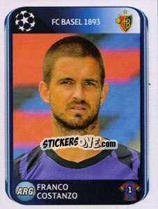 Sticker Franco Costanzo - UEFA Champions League 2010-2011 - Panini