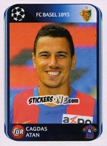 Figurina Cagdas Atan - UEFA Champions League 2010-2011 - Panini