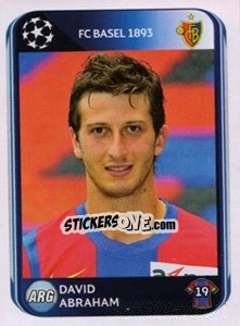 Sticker David Abraham - UEFA Champions League 2010-2011 - Panini