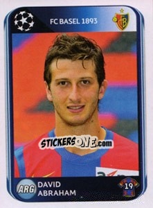 Sticker David Abraham - UEFA Champions League 2010-2011 n. 314 - Panini