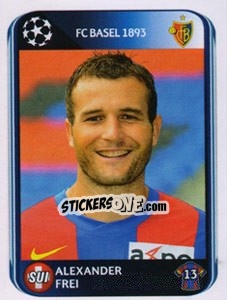 Sticker Alexander Frei - UEFA Champions League 2010-2011 n. 325 - Panini