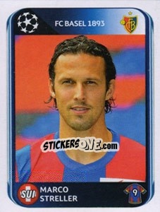 Sticker Marco Streller - UEFA Champions League 2010-2011 n. 326 - Panini