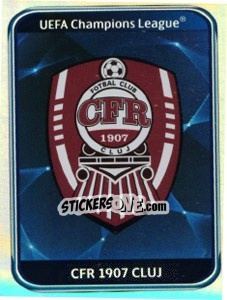 Sticker CFR 1907 Cluj Badge - UEFA Champions League 2010-2011 n. 328 - Panini