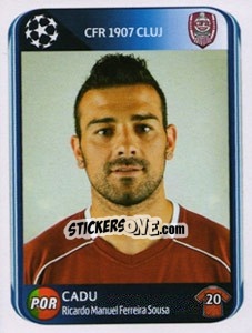 Sticker Cadu - UEFA Champions League 2010-2011 - Panini