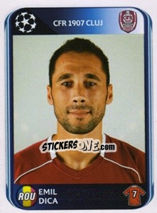Sticker Emil Dica - UEFA Champions League 2010-2011 n. 336 - Panini
