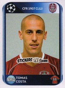 Cromo Tomas Costa - UEFA Champions League 2010-2011 - Panini