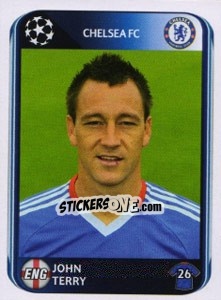 Cromo John Terry - UEFA Champions League 2010-2011 - Panini