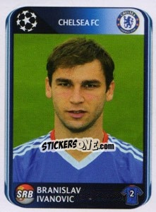 Sticker Branislav Ivanovic - UEFA Champions League 2010-2011 n. 348 - Panini