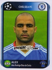 Sticker Alex - UEFA Champions League 2010-2011 n. 349 - Panini